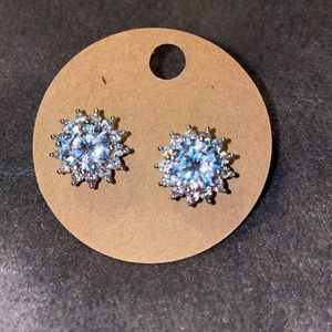 Host Pick Gorgeous CZ High Sparkle Light Capturing Pierced Earrings…Beautiful!!!